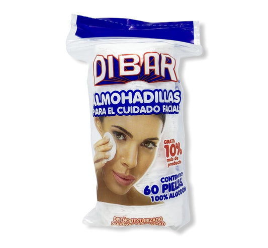 Almohadillas Para Cuidado Facial,100% Algodón C/60 pza