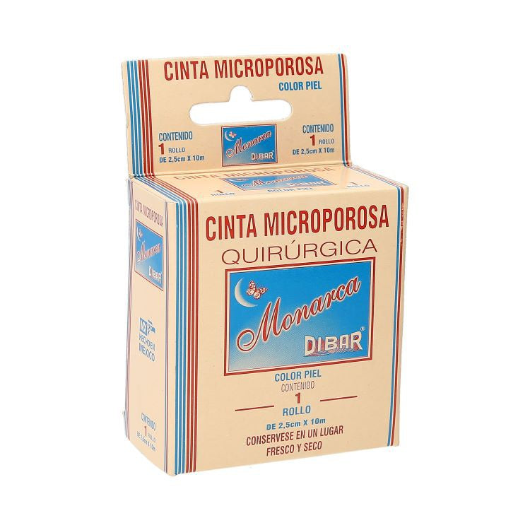 Cinta Micro Porosa quirúrgica Piel, 2.25 cm x 10.0 m Colectiva C/12