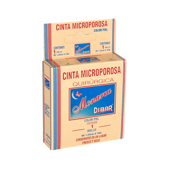 Cinta Micro Porosa quirúrgica Piel, 1.25 cm x 10.0 m Colectiva C/24