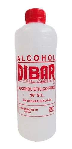 Alcohol Etilico 96° 500 ml. C/24 botellas