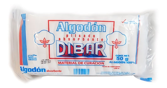 Algodón, Bolsa 50 g. C/12 Pzas.