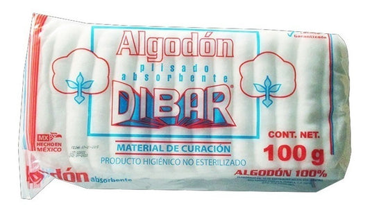 Algodón, Bolsa 100 g. C/6 Pzas.