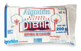 Algodón, Bolsa 200 g. C/5 Pzas.